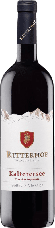14,95 € Kostenloser Versand | Rotwein Ritterhof Südtirol Kalterer See Klassisch D.O.C. Alto Adige Trentino Italien Vernatsch Flasche 75 cl