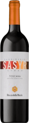 14,95 € 免费送货 | 红酒 Rocca delle Macìe Sasyr I.G.T. Toscana 托斯卡纳 意大利 Sangiovese, Nebbiolo 瓶子 75 cl