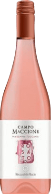 12,95 € 免费送货 | 玫瑰酒 Rocca delle Macìe Campo Maccione Rosato D.O.C. Maremma Toscana 托斯卡纳 意大利 Sangiovese 瓶子 75 cl