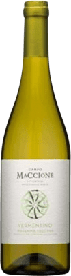 11,95 € 免费送货 | 白酒 Rocca delle Macìe Campo Maccione D.O.C. Maremma Toscana 托斯卡纳 意大利 Vermentino 瓶子 75 cl