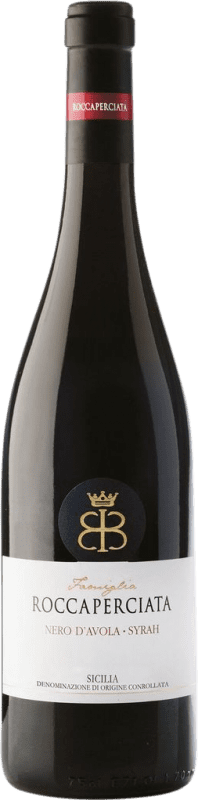 7,95 € Бесплатная доставка | Красное вино Roccaperciata Nero d'Avola Syrah D.O.C. Sicilia Сицилия Италия Syrah, Nebbiolo бутылка 75 cl