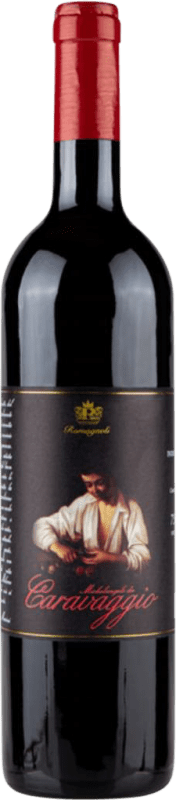 17,95 € Бесплатная доставка | Красное вино Romagnoli Caravaggio I.G.T. Emilia Romagna Эмилия-Романья Италия Merlot — Мерло, Barbera — Барбера, Croatina — Кроатина Бутылка 75 cl