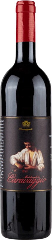 18,95 € 送料無料 | 赤ワイン Romagnoli Caravaggio Rosso I.G.T. Emilia Romagna エミリア=ロマーニャ イタリア Merlot, Barbera, Croatina ボトル 75 cl