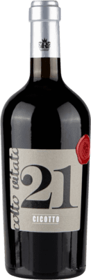 17,95 € Kostenloser Versand | Rotwein Romagnoli Cicotto 21 Colto Vitato Superiore D.O.C. Gutturnio Italien Bonarda, Barbera Flasche 75 cl