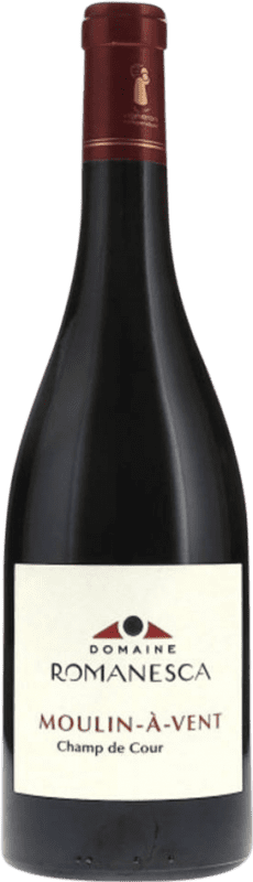 27,95 € 免费送货 | 红酒 Romanesca Champ de Cour A.O.C. Moulin à Vent 博若莱 法国 Gamay 瓶子 75 cl