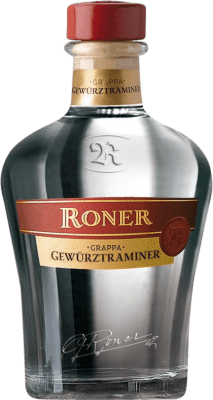 52,95 € Envio grátis | Aguardente Grappa Roner Itália Gewürztraminer Garrafa 70 cl