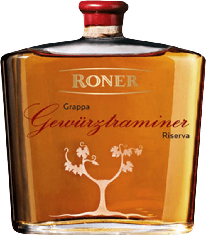125,95 € Spedizione Gratuita | Grappa Roner Riserva Italia Gewürztraminer 70 cl