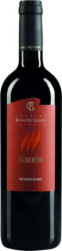 8,95 € Бесплатная доставка | Красное вино Rosa del Golfo Scaliere Rosso I.G.T. Salento Италия Negroamaro бутылка 75 cl