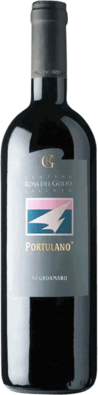 17,95 € Spedizione Gratuita | Vino rosso Rosa del Golfo Rosso Portulano I.G.T. Salento Italia Bottiglia 75 cl