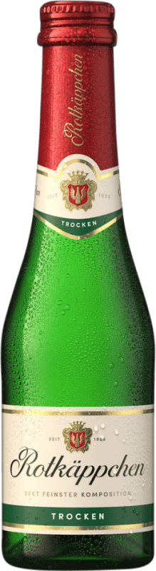 2,95 € Kostenloser Versand | Weißer Sekt Rotkäppchen Mumm Tradition Sekt Trocken Deutschland Kleine Flasche 20 cl