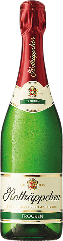 5,95 € 免费送货 | 白起泡酒 Rotkäppchen Mumm Sekt 干 德国 瓶子 75 cl