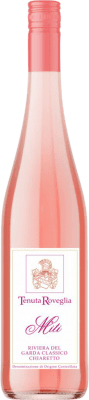 15,95 € Envío gratis | Vino rosado Roveglia Miti D.O.C. Chiaretto Riviera del Garda Classico Franschhoek Italia Barbera, Marzemino, Groppello Botella 75 cl