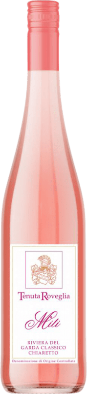 17,95 € Spedizione Gratuita | Vino Rosato Roveglia Miti Classico D.O.C. Chiaretto Riviera del Garda Italia Barbera, Marzemino, Groppello 75 cl