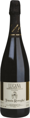 24,95 € Envío gratis | Espumoso blanco Roveglia Spumante Brut D.O.C. Lugana Lombardia Italia Trebbiano di Lugana Botella 75 cl