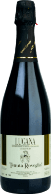 24,95 € 送料無料 | 白のスパークリングワイン Roveglia Brut — ブリュット D.O.C. Lugana ロンバルディア イタリア Trebbiano — トレッビアーノ 75 cl