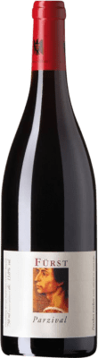 33,95 € Kostenloser Versand | Rotwein Rudolf Fürst Parzival Rotweincuvée Trocken Franken Deutschland Merlot, Cabernet, Domina Flasche 75 cl