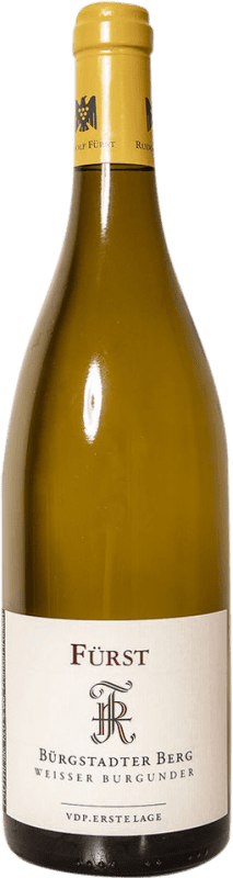 54,95 € Envio grátis | Vinho branco Rudolf Fürst Burgstadter Berg Seco Franken Alemanha Chardonnay, Pinot Branco Garrafa 75 cl Sem Álcool