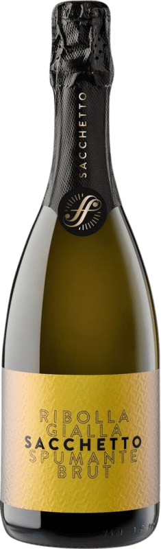 13,95 € Бесплатная доставка | Белое игристое вино Sacchetto I.G.T. Friuli - Venezia Giulia Фриули-Венеция-Джулия Италия Rhoditis — Родитис Бутылка 75 cl