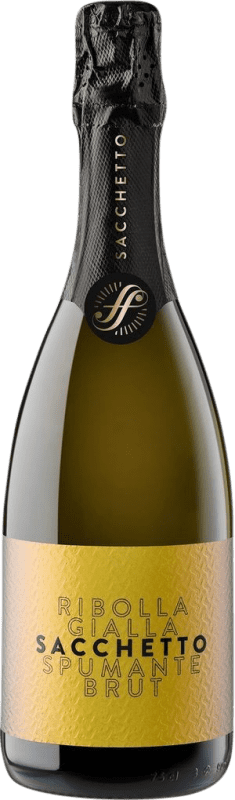 14,95 € 免费送货 | 白起泡酒 Sacchetto Spumante I.G.T. Friuli-Venezia Giulia 弗留利 - 威尼斯朱利亚 意大利 Ribolla Gialla 瓶子 75 cl