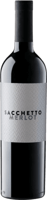 10,95 € Envoi gratuit | Vin rouge Sacchetto I.G.T. Veneto Vénétie Italie Merlot Bouteille 75 cl