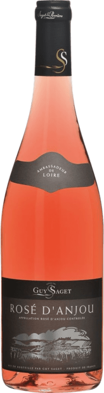 9,95 € Spedizione Gratuita | Vino rosato Saget La Perrière Rosé A.O.C. Anjou Loire Francia Grolleau Bottiglia 75 cl