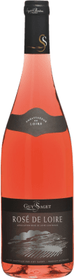 10,95 € Envoi gratuit | Vin rose Saget La Perrière Guy Rosé de Loire Loire France Cabernet Franc, Gamay Bouteille 75 cl