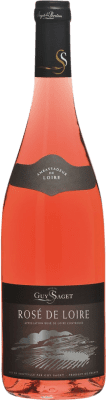 14,95 € Spedizione Gratuita | Vino rosato Saget La Perrière Guy Rosé de Loire Loire Francia Cabernet Franc, Gamay Bottiglia 75 cl