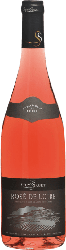 10,95 € Envoi gratuit | Vin rose Saget La Perrière Guy Rosé de Loire Loire France Cabernet Franc, Gamay Bouteille 75 cl