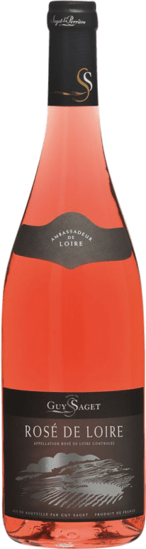 14,95 € Envío gratis | Vino Rosado Saget La Perrière Guy de Loire Rosé — Rosado Loire Francia Cabernet Franc, Gamay 75 cl