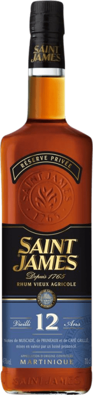 96,95 € Envoi gratuit | Rhum Plantations Saint James Martinique 12 Ans 70 cl