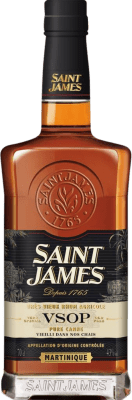 42,95 € 免费送货 | 朗姆酒 Plantations Saint James VSOP I.G.P. Martinique 马提尼克 瓶子 70 cl