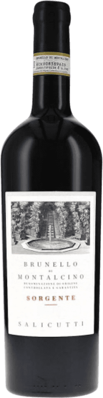 89,95 € Бесплатная доставка | Красное вино Salicutti Sorgente D.O.C.G. Brunello di Montalcino Тоскана Италия Sangiovese бутылка 75 cl