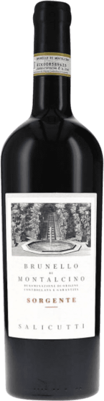 89,95 € Envío gratis | Vino tinto Salicutti Sorgente D.O.C.G. Brunello di Montalcino Toscana Italia Sangiovese Botella 75 cl