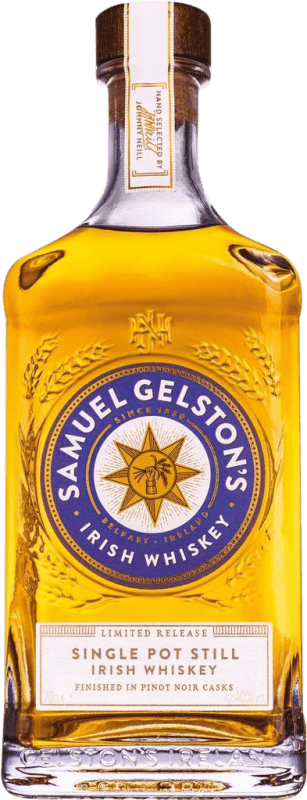 28,95 € Kostenloser Versand | Whiskey Single Malt Samuel Gelston's Irland Flasche 70 cl