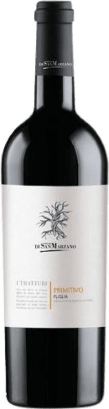 8,95 € Kostenloser Versand | Rotwein San Marzano I Tratturi I.G.T. Puglia Apulien Italien Primitivo Flasche 75 cl