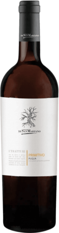 9,95 € Kostenloser Versand | Rotwein San Marzano I Tratturi I.G.T. Puglia Apulien Italien Primitivo 75 cl