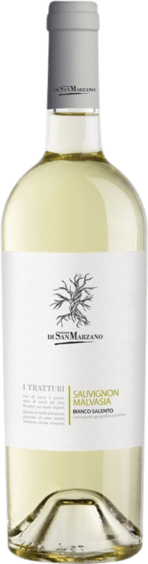 8,95 € Envio grátis | Vinho Branco San Marzano I Tratturi I.G.T. Salento Itália Garrafa 75 cl
