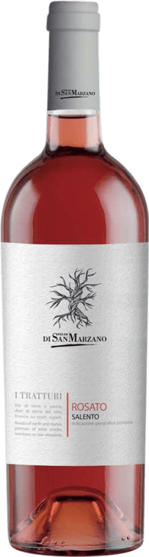 8,95 € Kostenloser Versand | Roséwein San Marzano I Tratturi I.G.T. Salento Italien Negroamaro 75 cl