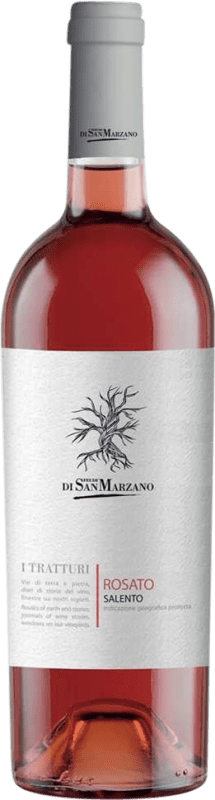 4,95 € 免费送货 | 玫瑰酒 San Marzano I Tratturi Rosato I.G.T. Salento 意大利 Negroamaro 瓶子 75 cl