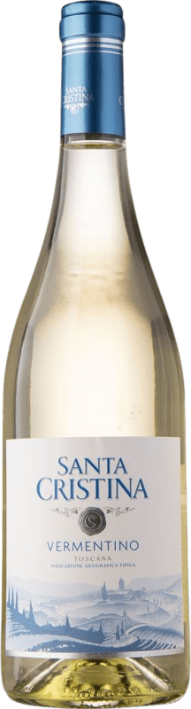 15,95 € Spedizione Gratuita | Vino bianco Santa Cristina I.G.T. Toscana Toscana Italia Vermentino Bottiglia 75 cl