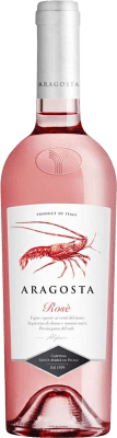 10,95 € Kostenloser Versand | Rosé-Wein Santa Maria di Palma Aragosta Rosé Cerdeña Italien Cabernet Sauvignon, Cannonau, Cagnulari Flasche 75 cl