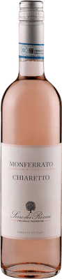 10,95 € Envío gratis | Vino Rosado Sartirano Serre dei Roveri Chiaretto D.O.C. Monferrato Piemonte Italia Barbera 75 cl