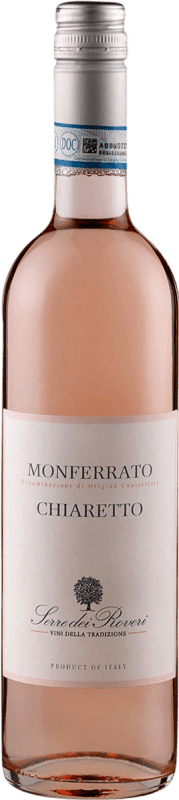 6,95 € Kostenloser Versand | Rosé-Wein Sartirano Serre dei Roveri Chiaretto D.O.C. Monferrato Piemont Italien Barbera Flasche 75 cl