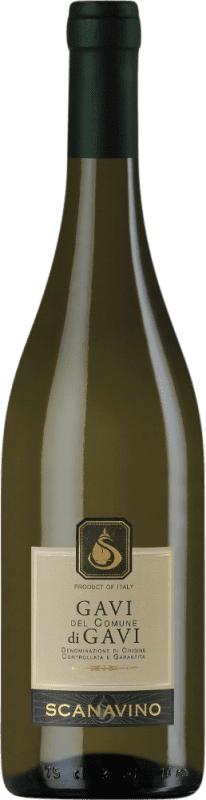 15,95 € Envio grátis | Vinho branco Scanavino D.O.C.G. Cortese di Gavi Piemonte Itália Cortese Garrafa 75 cl