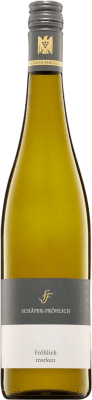 16,95 € Envío gratis | Vino blanco Schäfer-Fröhlich Q.b.A. Nahe Nahe Alemania Nebbiolo, Müller-Thurgau Botella 75 cl