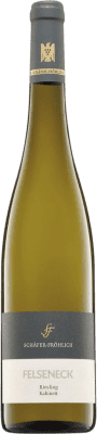 32,95 € Envío gratis | Vino blanco Schäfer-Fröhlich Bockenauer Felseneck Kabinett Q.b.A. Nahe Nahe Alemania Riesling Botella 75 cl