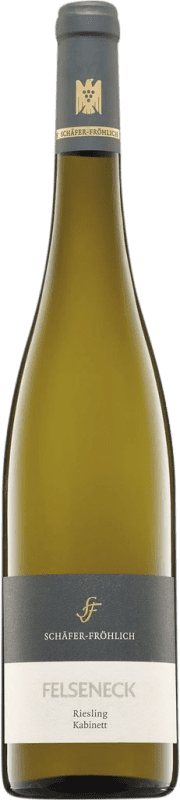 32,95 € 免费送货 | 白酒 Schäfer-Fröhlich Bockenauer Felseneck Kabinett Q.b.A. Nahe Nahe 德国 Riesling 瓶子 75 cl