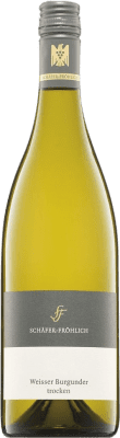21,95 € Spedizione Gratuita | Vino Bianco Schäfer-Fröhlich Trocken — Secco Q.b.A. Nahe Nahe Germania Pinot Bianco 75 cl