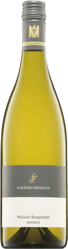 19,95 € Envío gratis | Vino blanco Schäfer-Fröhlich Seco Q.b.A. Nahe Nahe Alemania Pinot Blanco Botella 75 cl