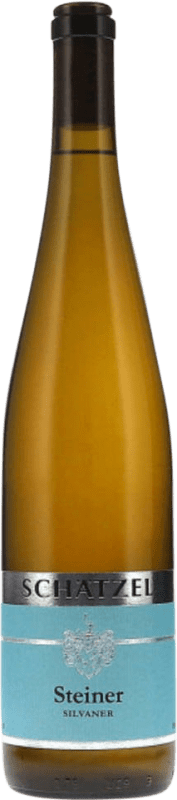 36,95 € Kostenloser Versand | Weißwein Schätzel Steiner Q.b.A. Rheinhessen Rheinhessen Deutschland Sylvaner Flasche 75 cl
